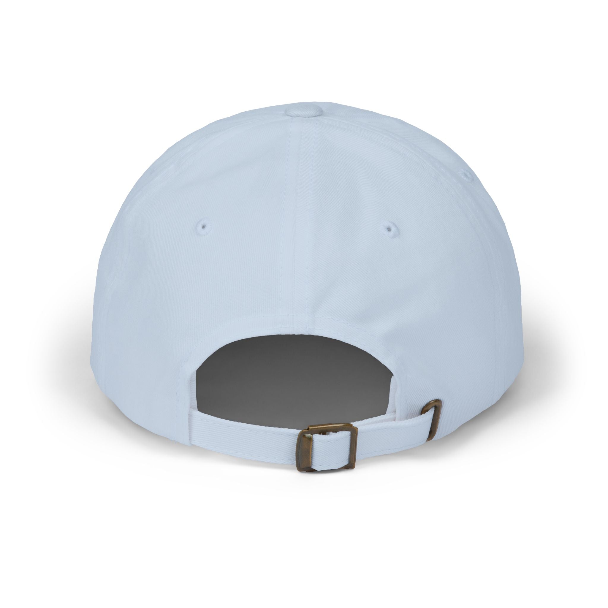 Embroidered Classic Dad Cap White Logo