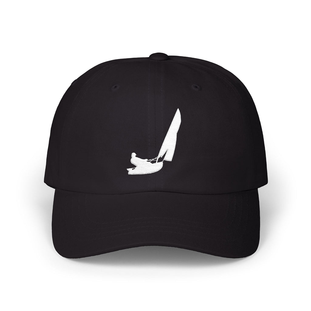 Embroidered Classic Dad Cap White Logo