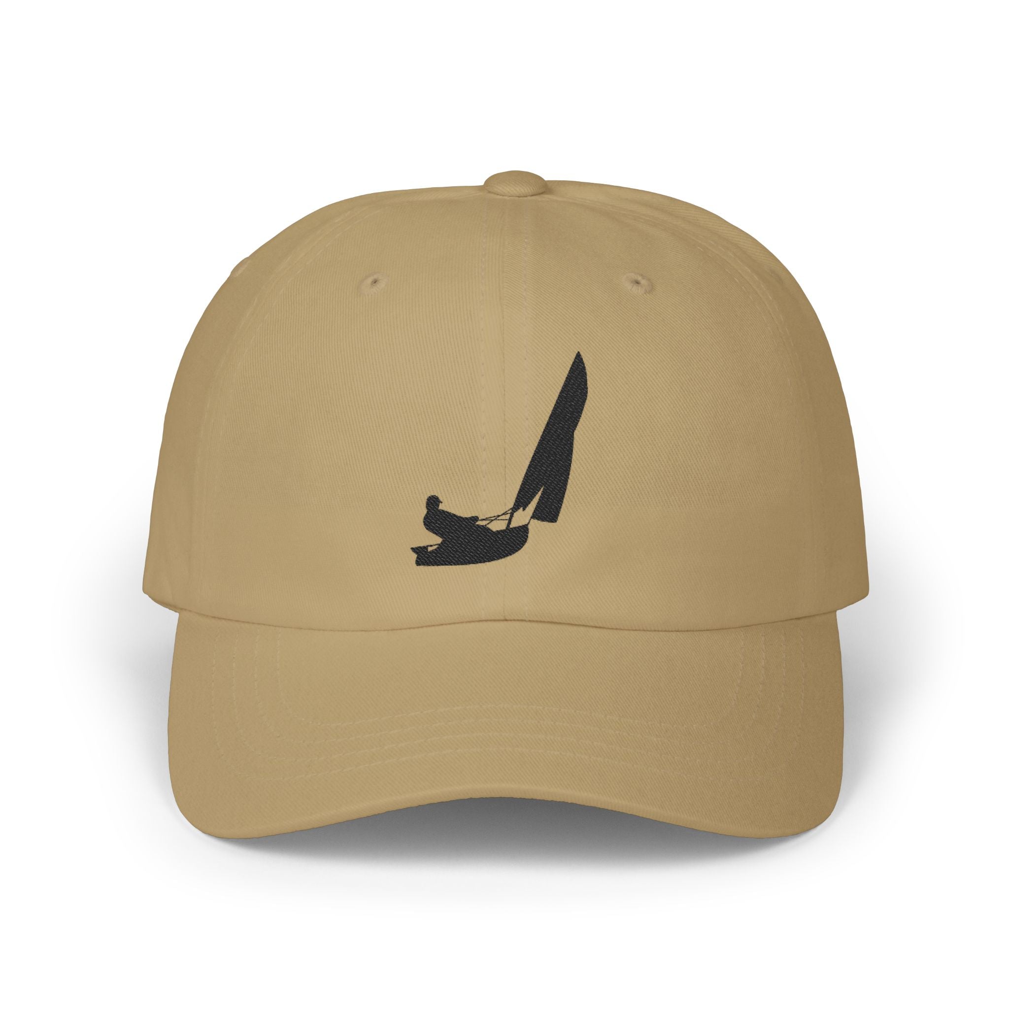 Embroidered Classic Dad Cap Black Logo