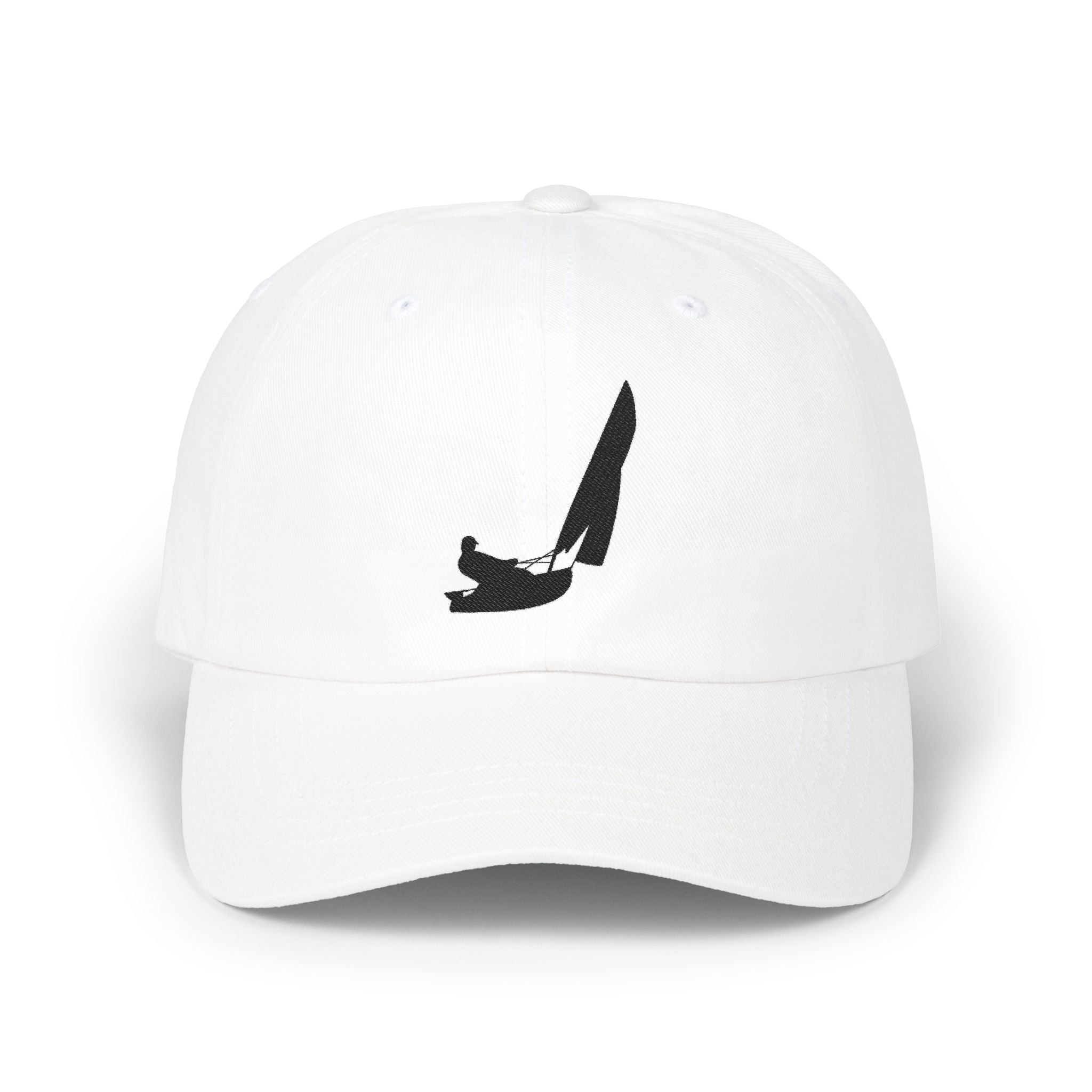 Embroidered Classic Dad Cap Black Logo