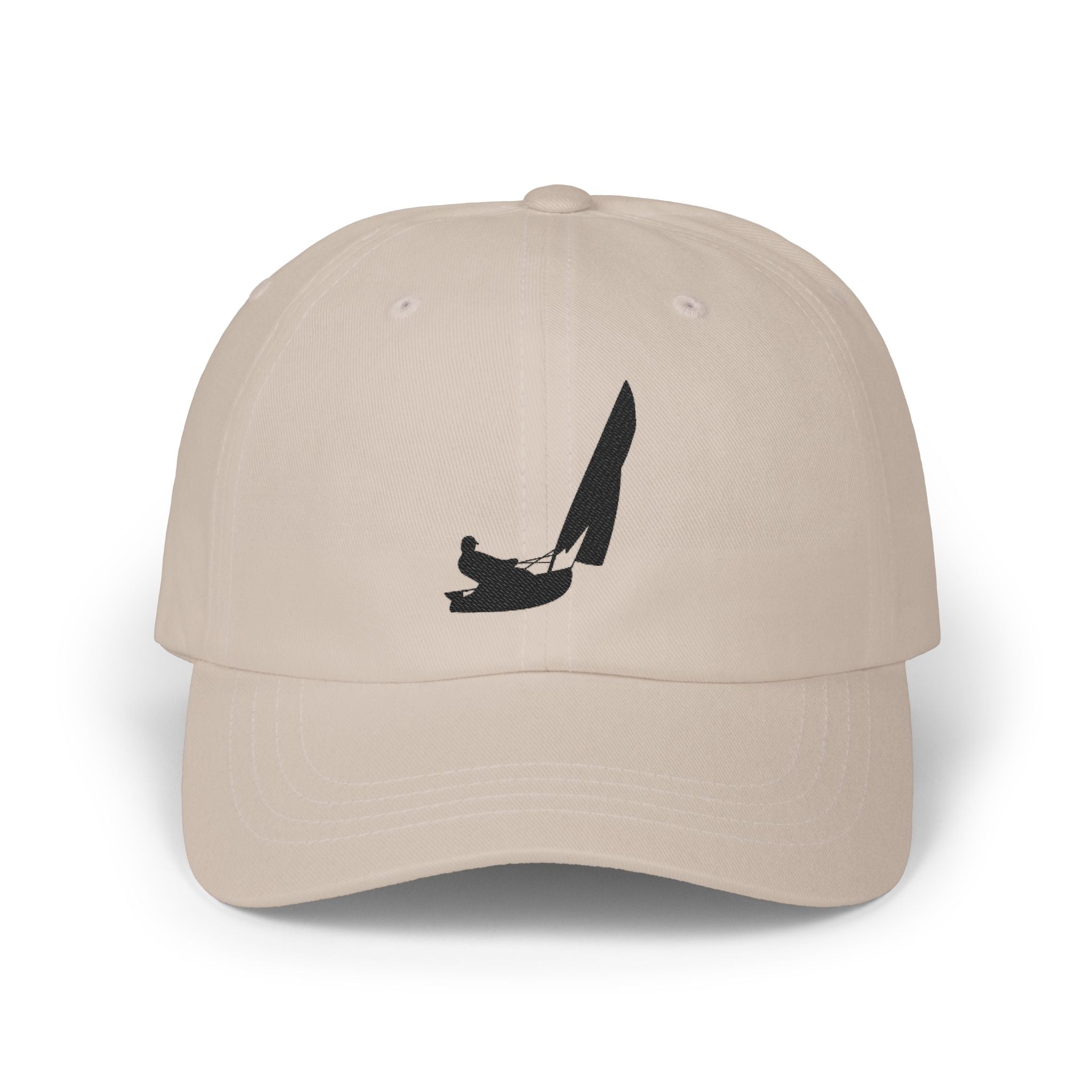 Embroidered Classic Dad Cap Black Logo
